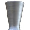 Uniquewise Tall Floor Vase, 37 Inch Bamboo Vase, Modern Silver Vase Large Flower Holder, Vase for Home Decor QI003713.SI
